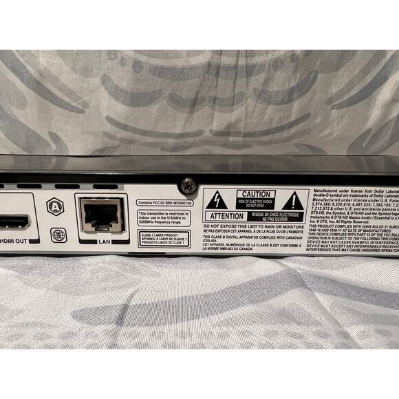 Toshiba Blu-Ray Disc Player BDK33KU Wi-Fi Certified USB Connection No Remote - Picture 9 of 11